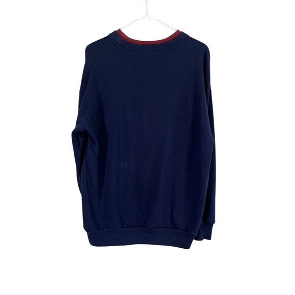 MC Sportswear Sweatshirt M Blue Grandma Festive Holiday Vintage 80s Retro - Picture 8 of 11